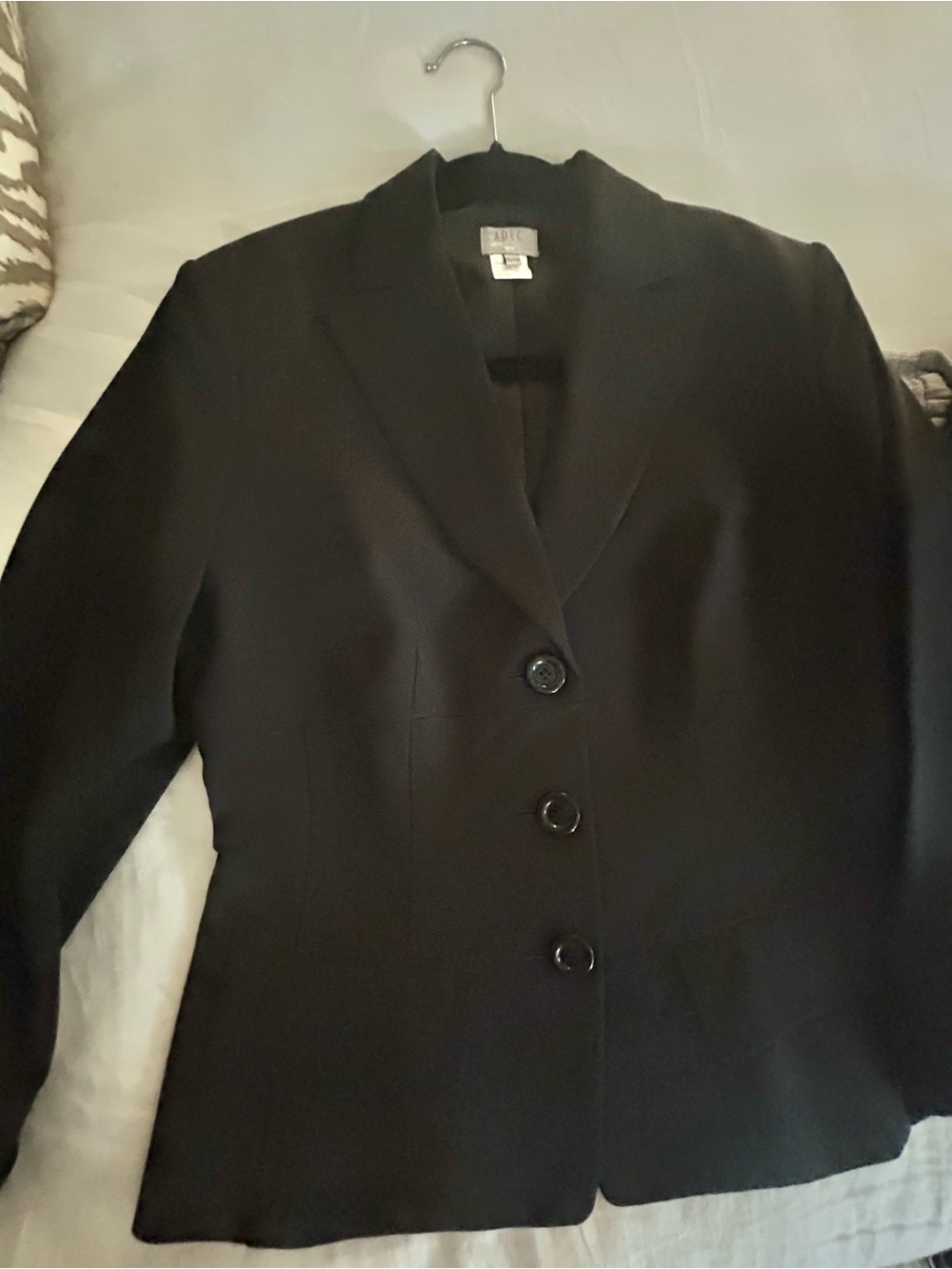 Philippe Adec Black Women's Feminine & Tapered Blazer(6)  & Slacks (8)